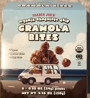 Mängden socker i Organic chocolate chip Granola Bites