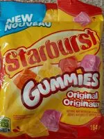 Mängden socker i Original Starburst Gummies