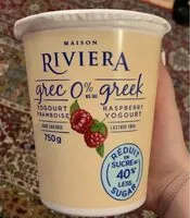 Mängden socker i Yogourt framboise 0% MG