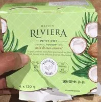 Mängden socker i Yogourt noix de coco bio