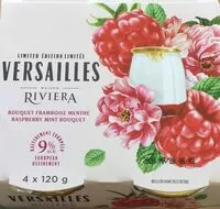 Mängden socker i Yogourt - Bouquet framboise menthe