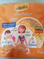 Mängden socker i Cheddar râpé