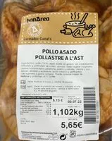 Mängden socker i Pollo a l’ast