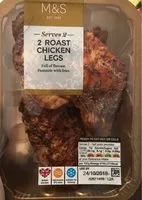 Mängden socker i 2 roast chicken legs