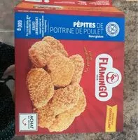 Mängden socker i Pepites de poitrine de poulet