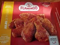 Mängden socker i Ailes de poulet roti au four, coupées assaisonnée  et cuite