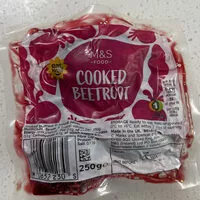 Mängden socker i Cooked Beetroot