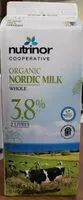 Mängden socker i Lait Nordique Biologique 3,8 % M.G.