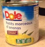Mängden socker i Petits Morceaux d'Ananas