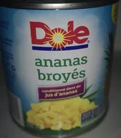 Mängden socker i Ananas broyés dans du jus d’ananas