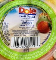 Mängden socker i Salade de fruit