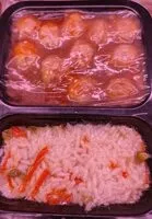 Mängden socker i Minialbóndigas con arroz