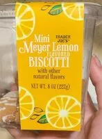 Mängden socker i Mini Meyer Lemon Flavored Biscotti