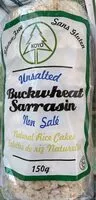 Mängden socker i Galettes de riz naturelles Sarrasin non salé