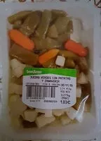 Mängden socker i Judías verdes con patatas y zanahoria