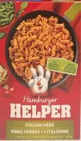 Socker och näringsämnen i Hamburger helper