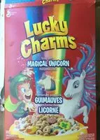 Mängden socker i Lucky Charms with unicorn marshmallows