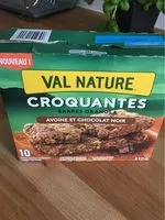 Mängden socker i Barres granola avoine et chocolat noir