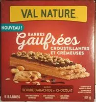 Mängden socker i Barres gaufrées  croustillantes et crémeuses