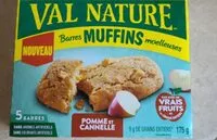 Mängden socker i Barres Muffins moelleuses