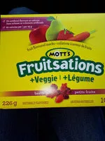 Mängden socker i Fruitsations + veggie
