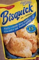 Mängden socker i Bisquick buttermilk biscuits