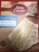 Mängden socker i Betty Crocker Vanilla