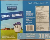 Mängden socker i White eggs BURNBRAE