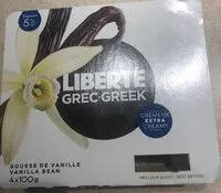 Mängden socker i Liberté Greek extra creamy