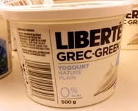 Mängden socker i Liberté Grec (0% MG)