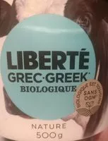 Mängden socker i Liberté grec biologique 0% nature