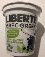Mängden socker i Yogourt grec liberté bleuet sauvage