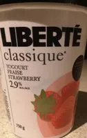 Mängden socker i Liberté classique yogourt Fraise Strawberry