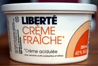 Mängden socker i Creme fraiche
