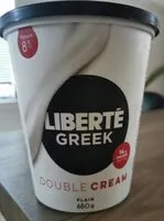 Mängden socker i Liberté Greek double Cream
