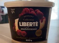 Mängden socker i Dessert gateau fromage framboise