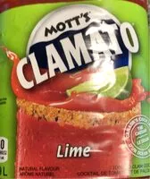 Mängden socker i Clamato mott’s