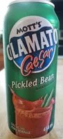 Mängden socker i Clamato caesar pickled bean