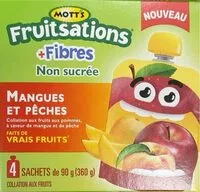 Mängden socker i Compote peche pomme rt mangue