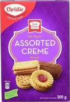 Mängden socker i Peek frean assorted creme cookies