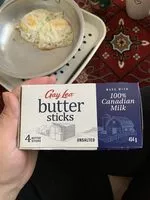 Mängden socker i Unsalted Butter