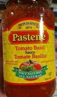 Mängden socker i Sauce tomate basilic