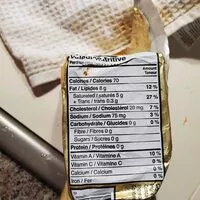 Mängden socker i Beurre (salé)