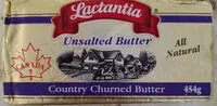 Mängden socker i unsalted butter