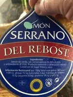 Mängden socker i JAMON SERRANO CON PATA