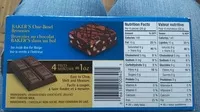 Mängden socker i Baker's Unsweetened chocolate