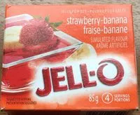 Mängden socker i Jell-o fraise banane