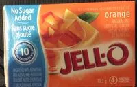 Mängden socker i Jell-O: Orange