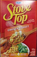 Mängden socker i Chicken Stove Top Stuffing Mix