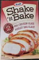 Mängden socker i Shake 'n bake coating mix glaze